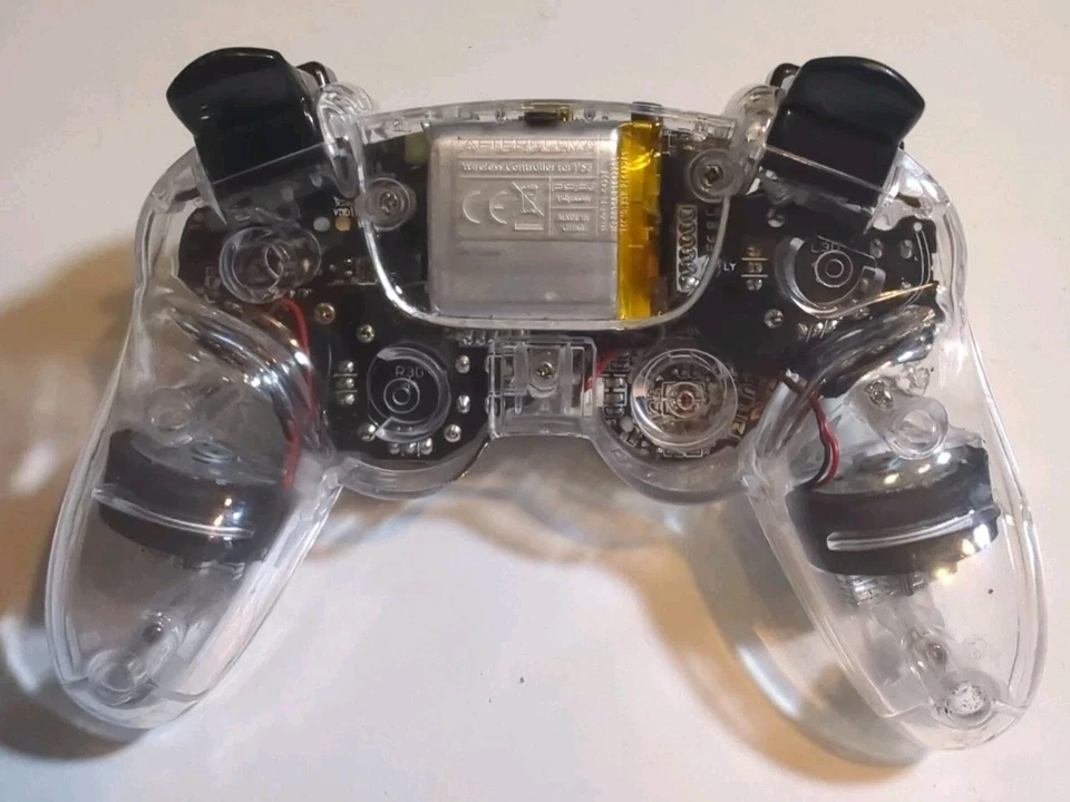 Afterglow Wireless Clear Controller For Playstation 3 PS3 (No USB Dongle) - Image 2 of 3