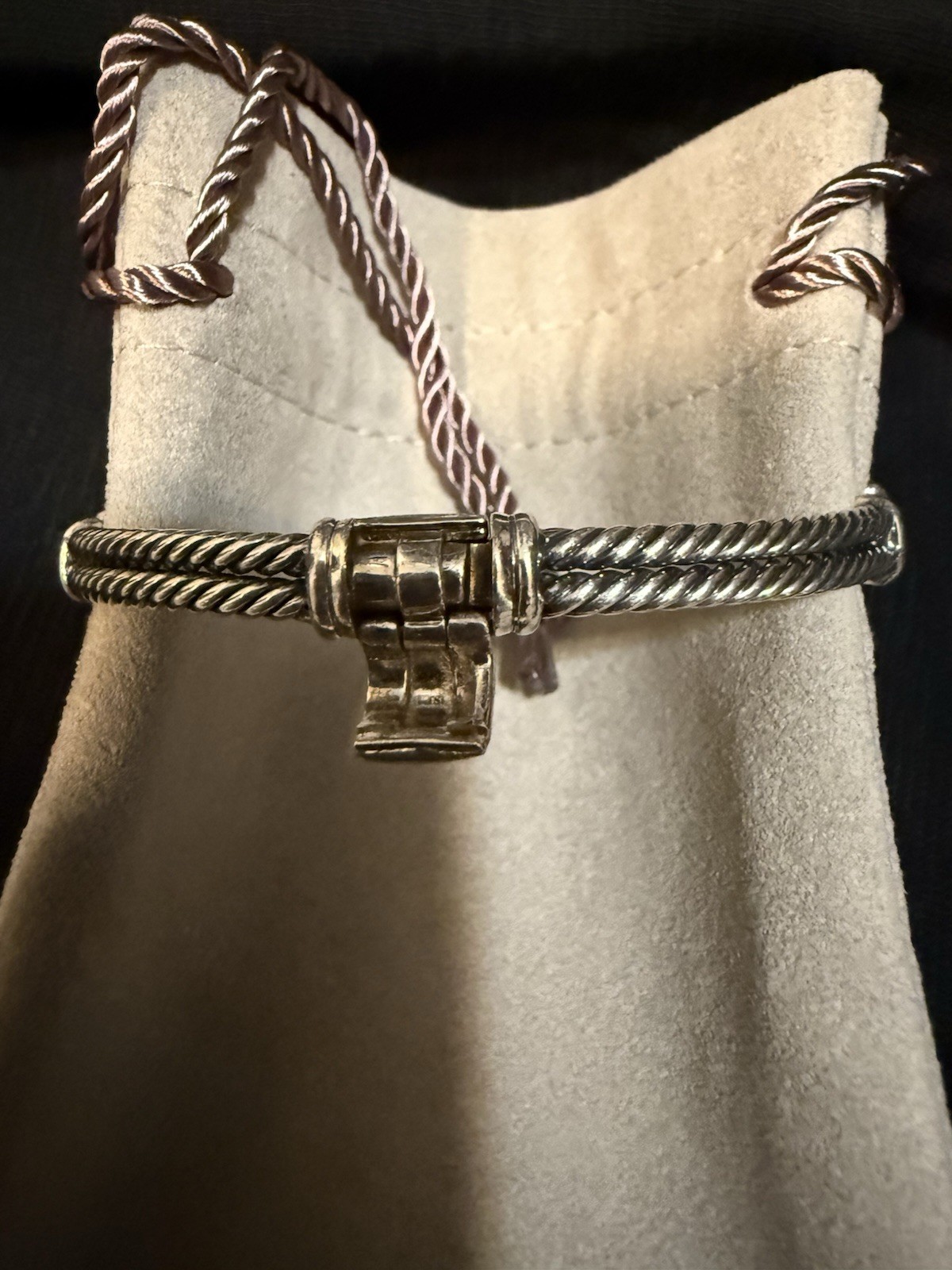 David Yurman Labyrinth Mini Loop Bracelet Black D… - image 4