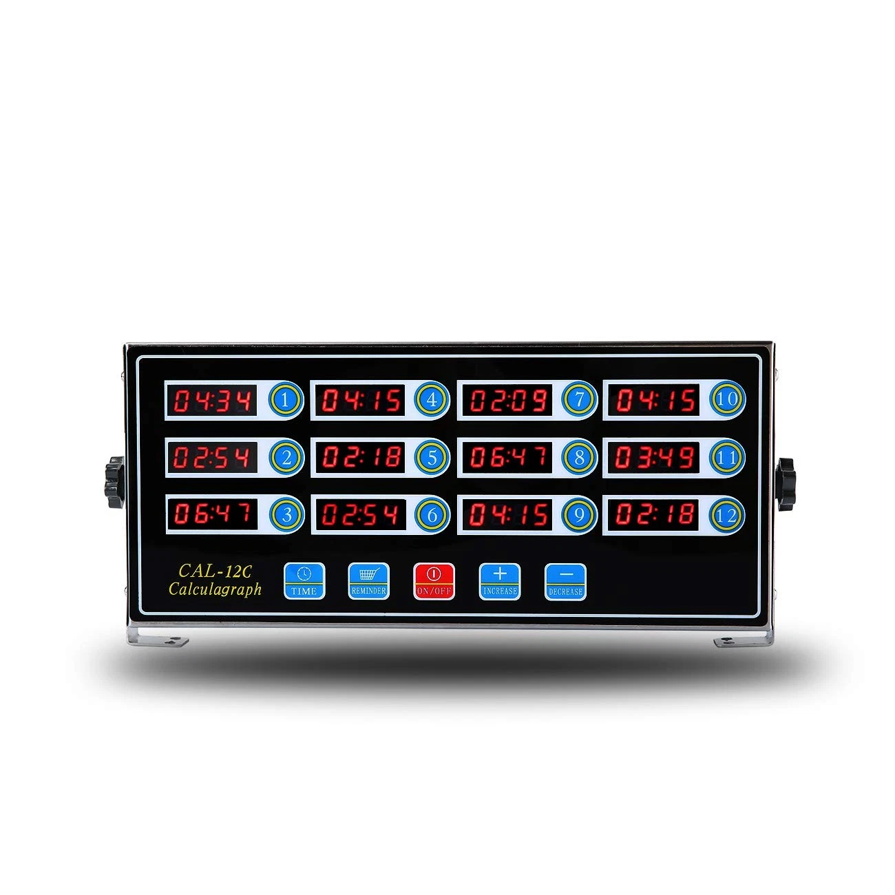 Kitchen Timers for Cooking, 12 Channel, Commercial Grade, Stainless Steel, LE...