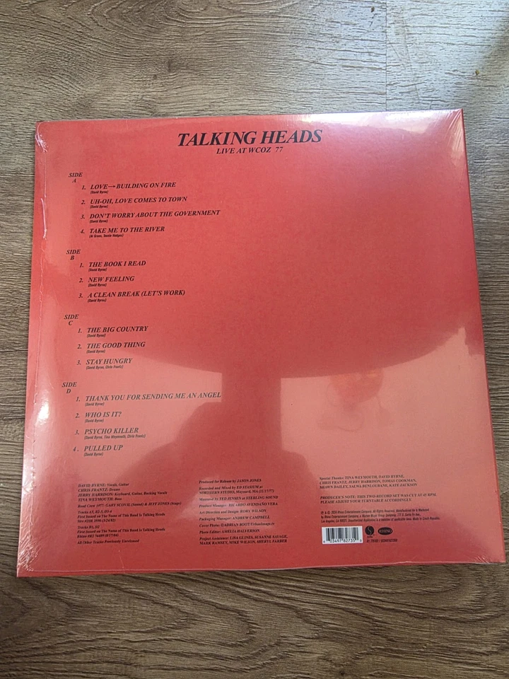 Talking Heads Live On Tour (RSD 2024) (Vinyl) Limited  12" Album - Image 3 of 3