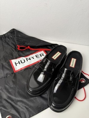 Women Hunter Loafers Black 35.5