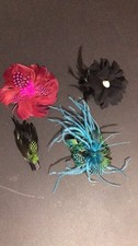 y2k hair accessories feather hair clips from hot topic 4 pack bundle