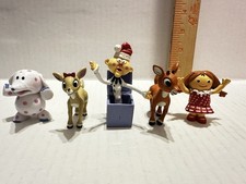 Rudolph Red Nosed Reindeer Island Of Misfits PVC Lot Of 5
