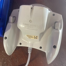Modded Sega Dreamcast Game Console Blue Transparent  Bundle Untested no cords