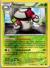 Pokémon Hutsassa 9/99 Reverse Holo - Kommende Schicksale - Deutsch 2012