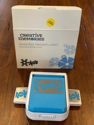 Creative Memories Dancing Snowflakes Decorative Border Punch NIB