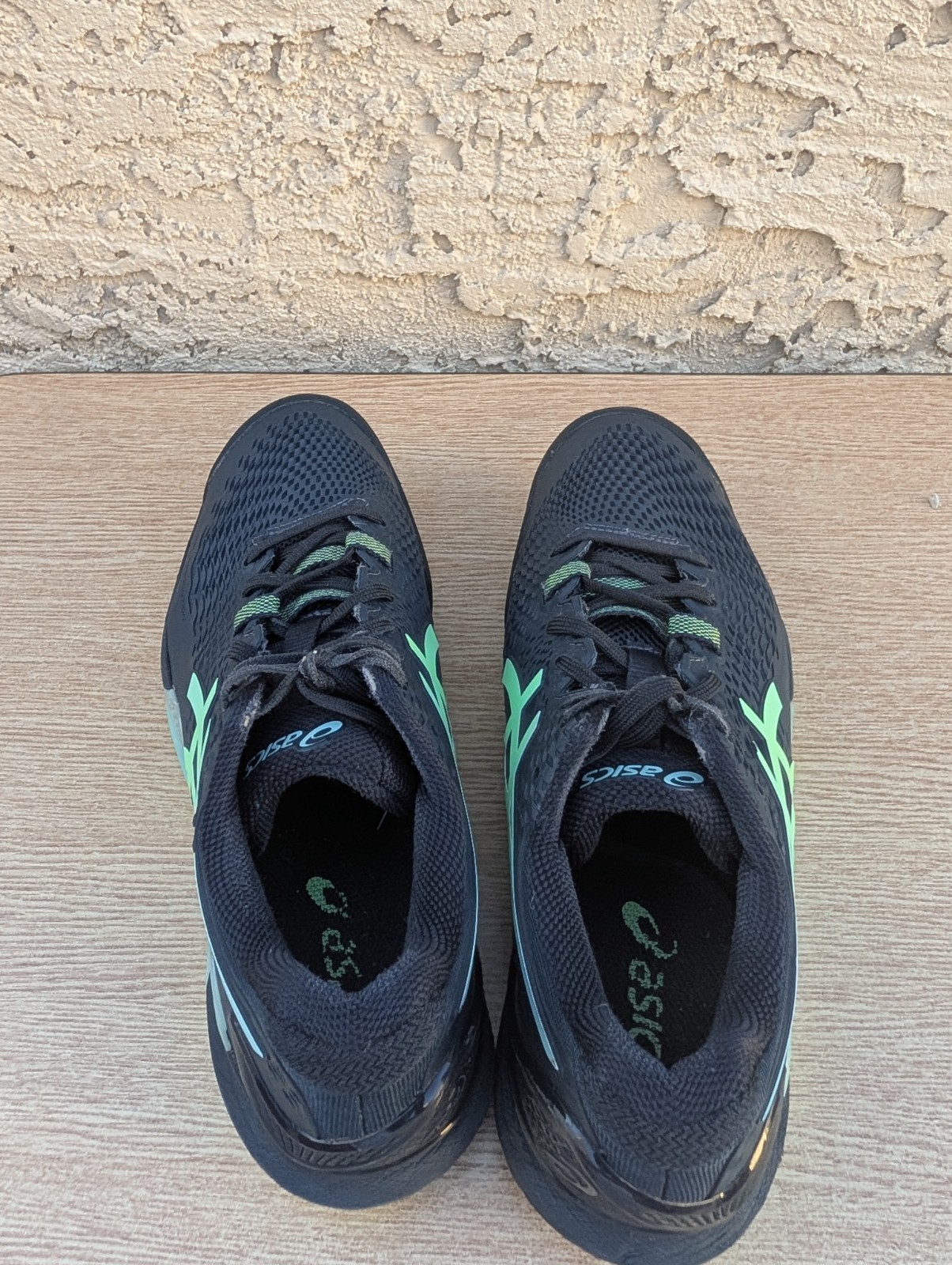 ASICS Gel-Resolution Dynawall Men's Tennis Shoes Black Green US 9.5 thumbnail 9