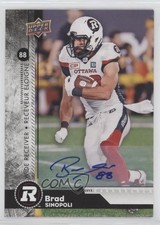 2018 Upper Deck CFL Auto Brad Sinopoli #24 Auto l5j