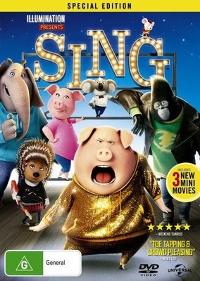Sing DVD | Region 4 & 2