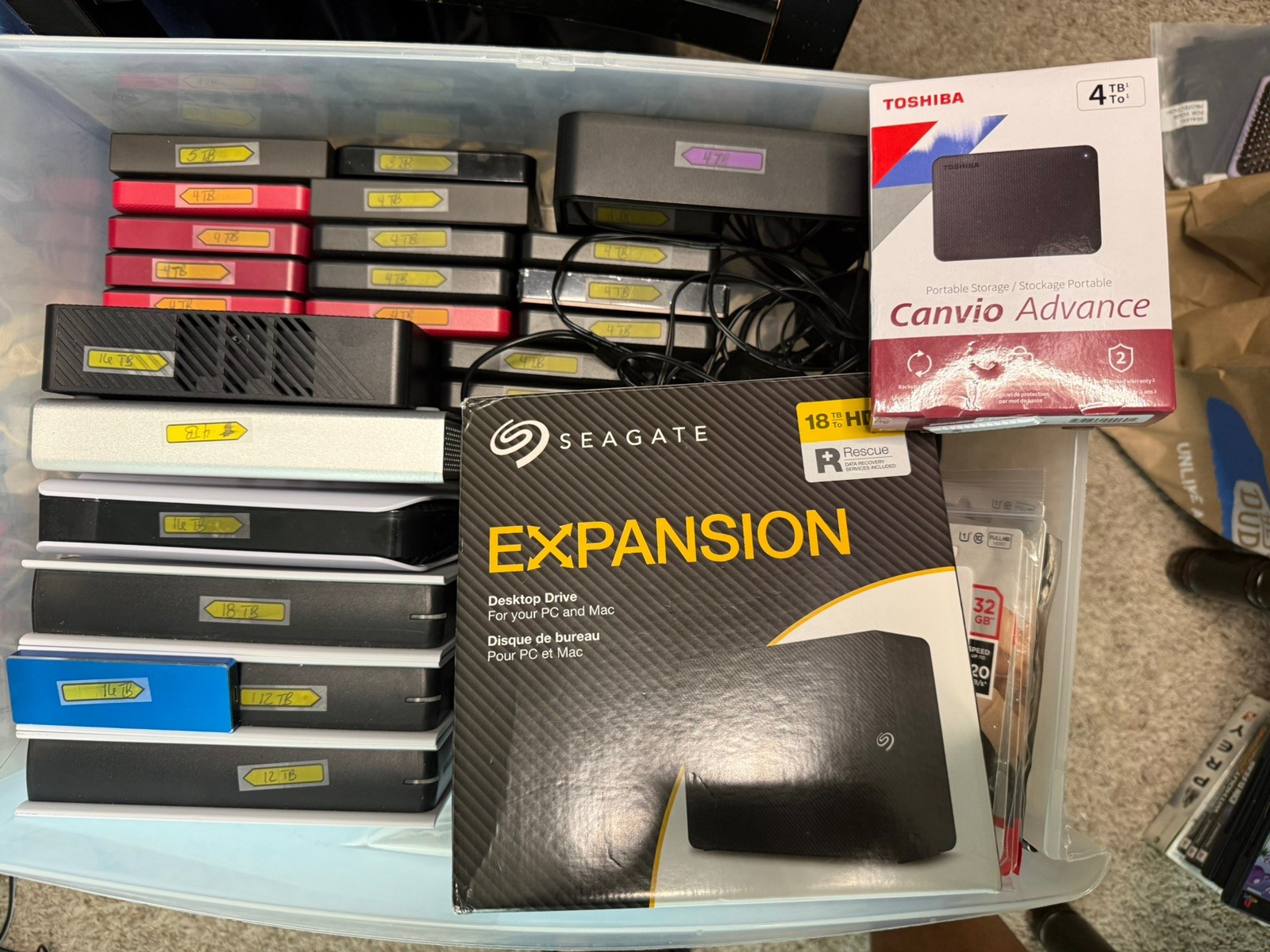 external hard drives