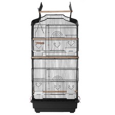41-inch Open Top Large Parrot Bird Cage, Hanging Bird Cage for Parakeets Finches