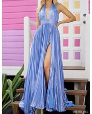 Sherri Hill Periwinkle Formal Dress, Style 56186, Size 00