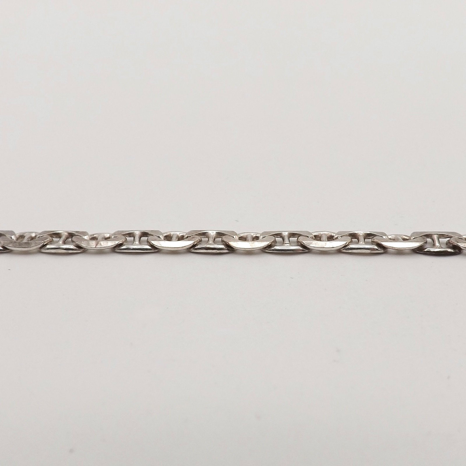 Solid Sterling Silver Mariner Link Pendant Chain … - image 6