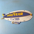 Vintage Tires Sign - Porcelain Gas Service Tires Advertising Sign