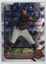 2022 Bowman Chrome Prospects Atomic Refractor Diego Velasquez #BCP-110 5i2