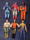 GI joe action figures 1980s 3.75 hasbro 6 figure mixed lot