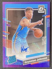 Keyontae Johnson 2023-24 Panini Donruss Optic Rated Rookie Purple Auto RC #272