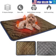 5-Layers Thermal Pet Mat Self Warming Heating Hot Pad Pets Cat Dog Bed Winter US