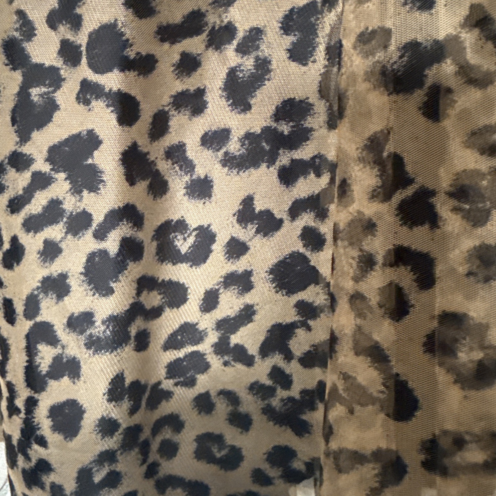 EUC Torrid Leopard Print Multi Layered Tulle Skat… - image 2