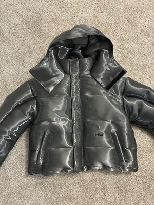 Heliot Emil Liquid-Metal Jacket Puffer Authentic Size Medium (46) Retail $2,000