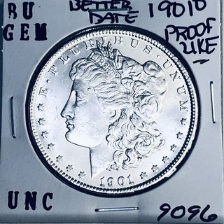 1901 O BU GEM MORGAN SILVER DOLLAR UNC MS U.S. MINT RARE COIN 9096
