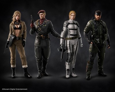 Metal Gear Solid Delta: Snake Eater Figure Collection set of 4 NEW from japan