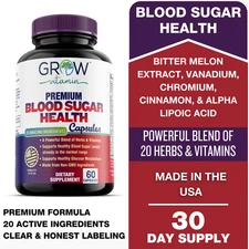 Premium Berberine HCL Pills 1200mg Plus Organic Ceylon Cinnamon - BLOOD SUGAR