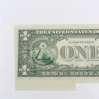 Series 1974 $1 Fold Over Miscut 3rd Printing Error Note US Currency NR #C921-1 — photo 5
