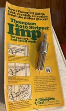 NEW Thompson Roto Stripper “IMP” CORNERS & DETAIL WORK Paint Rust Removal HTF