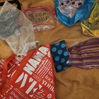 Lululemon Reusable Shopping Bags Multicolor Foldable Plastic Used — photo 3