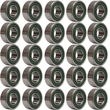 20pcs 5x11x4mm Chrome Steel Precision Ball Bearings with Rubber Seals