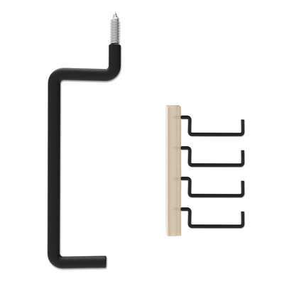 POETISKE Ladder Hooks Screw in Storage Hanger Wall Mount Heavy Duty Shelf Org...