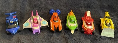 Paw Patrol Cars Lot of 6 Marshall, Skye, Chase, Rubble, Rocky, Zuma
