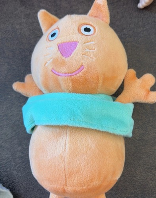 #ad Peppa Pig Candy Cat Talking Interactive Meow Plush Doll Stuffed Works 8 Inch $22.99
