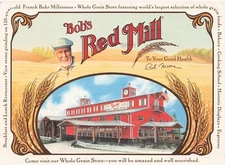 Bob's Red Mill Whole Grain Country Store Flour Sorghum Advertising Postcard 7x5"