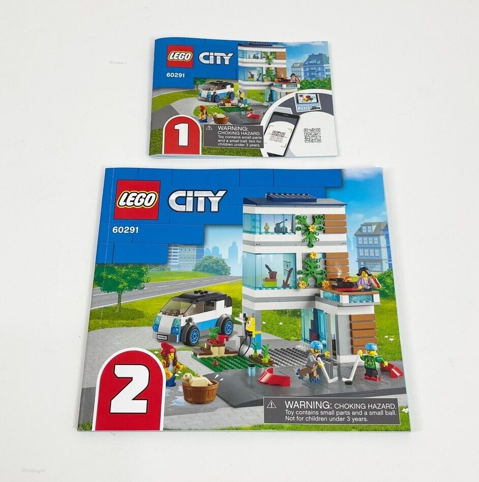 LEGO City Family House 60291 Instruction Manuals Only Illustrated English