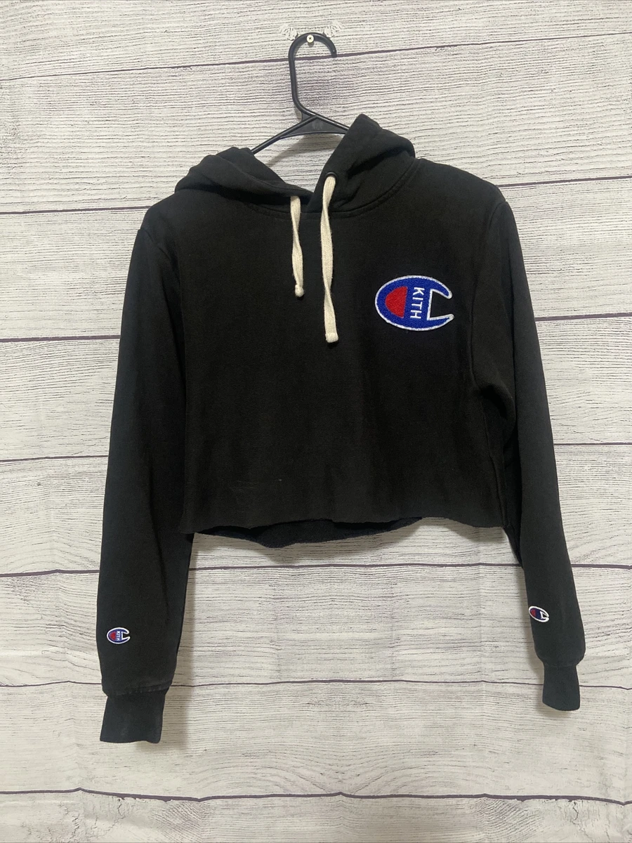 Kith x Champion Nia Cropped Hoodie Women's XSmall Rare Sold Out