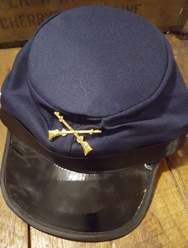 civil war union officer hat kepi cap men adult