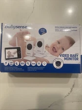 Babysense Video Baby Monitor 3.5" Display with 2 Cameras - Interchangeable. NIB