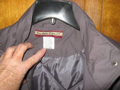 Veste Hiver Tudor Court Haband - Taille PL Petite - Doublure Matelassée - Zippé Intégral - Neuf Sans étiquettes