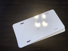 20 Pieces ALUMINUM LICENSE PLATE SUBLIMATION BLANKS 6"x 12" .025"