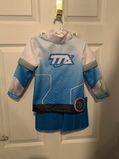 DISNEY STORE MILES FROM TOMORROWLAND SPACE SUIT COSTUME- SHIRT PANTS ONLY-SZ 3