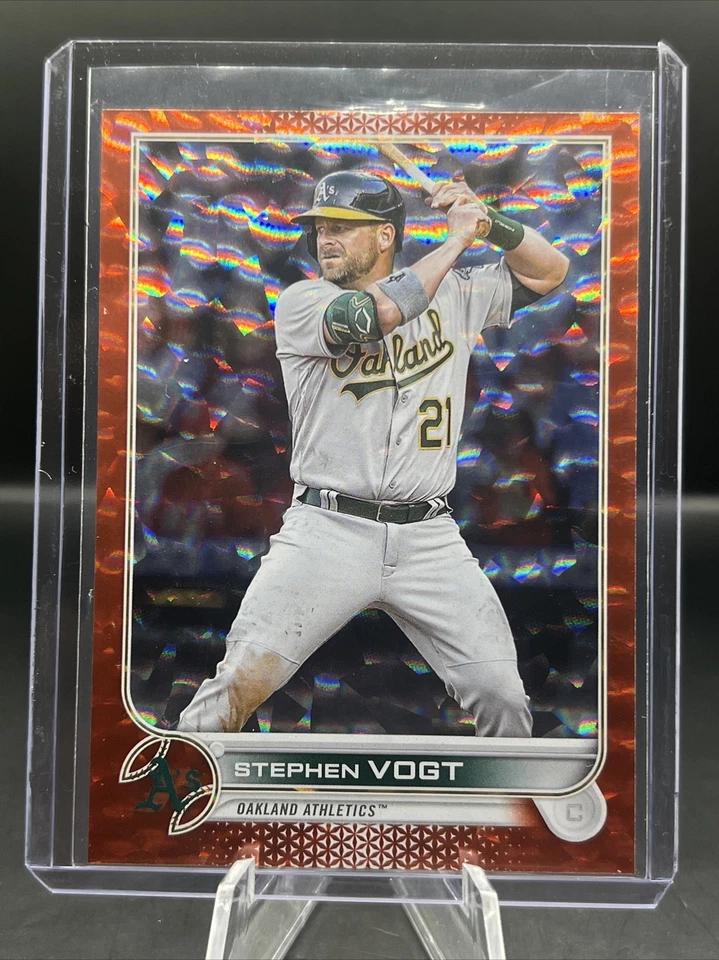 2022 Topps Update Series - STEPHEN VOGT ORANGE FOIL /299 #US260 - Image 2 of 3