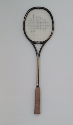 Squashschläger Jaguar Fulmar Pro Graphite mit Tragetasche in Schwarz