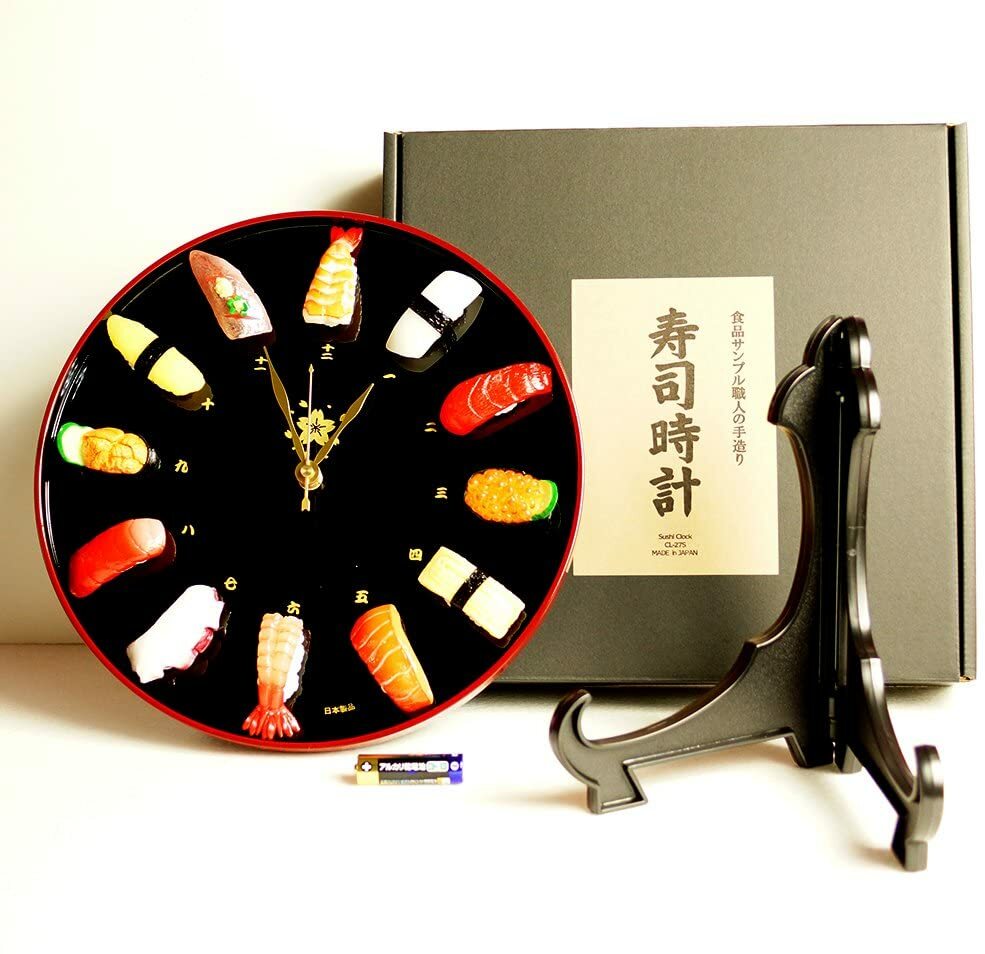 SUSHI CLOCK Food Sample Made in Japan CL27S Kitamura sample