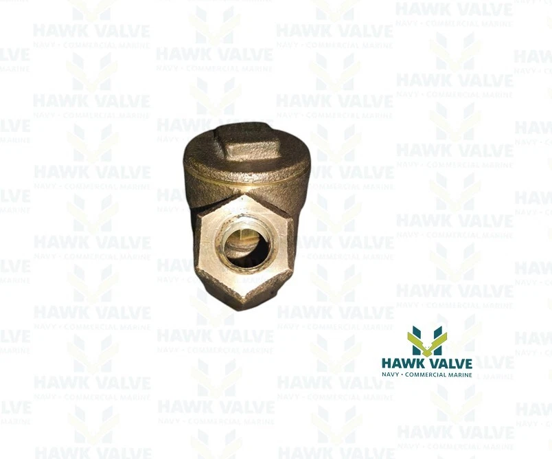 1/4 BRONZE 200 / 400 THREADED Y-PATTERN SWING CHECK VALVE - NIBCO T-453-B - Image 4 of 4