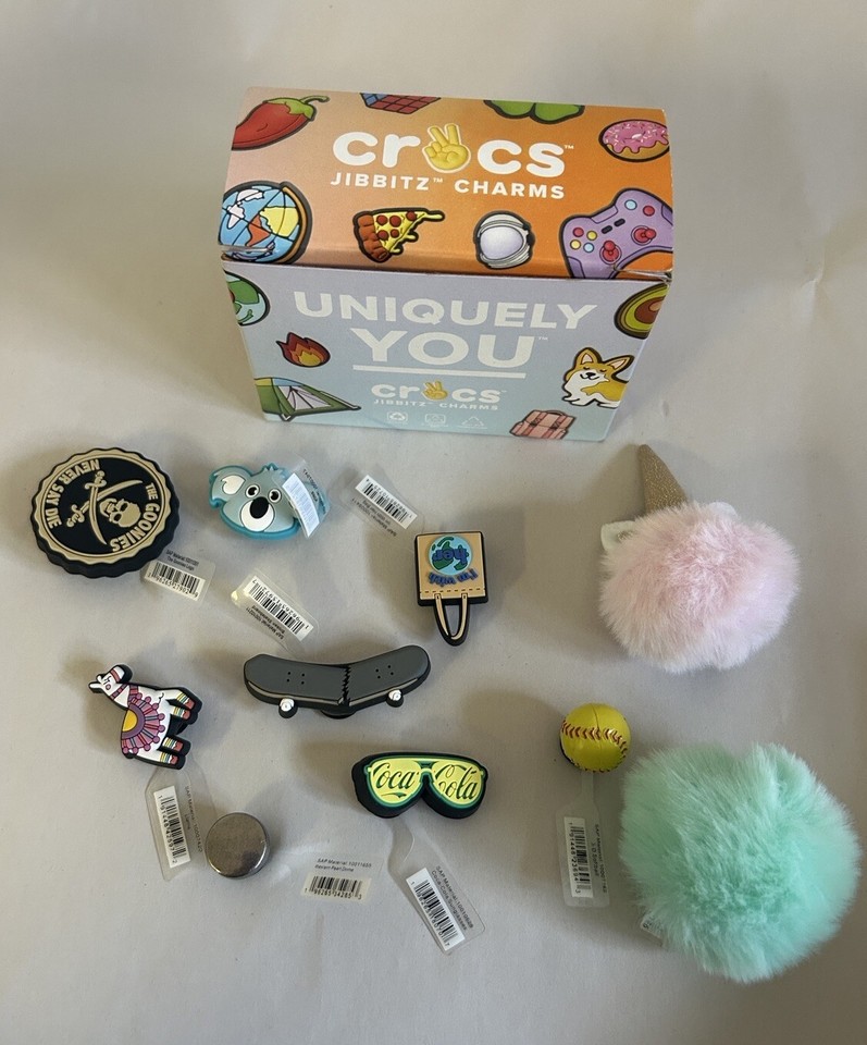 Crocs Jibbitz Uniquely You Charms Lot of 20 NEW IN BOX Goonies Koala