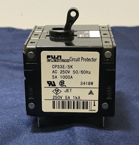 Fuji circuit protector with alarm switch in Box (Model # CP33E-5K) - Picture 2 of 3