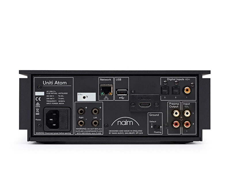 Naim Uniti Atom-HDMI Schwarz All-In-One-Player UVP 2999€ | Auspackware, wie neu - Bild 4 von 4