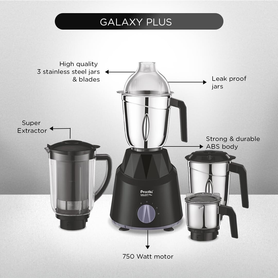 Preethi Galaxy Mixer Grinder Models With Price Preethi Galaxy Plus